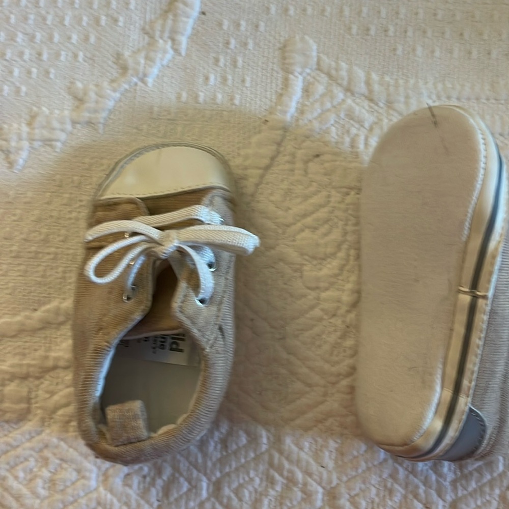 Child of mine 0-3 months. Tennis shoes
